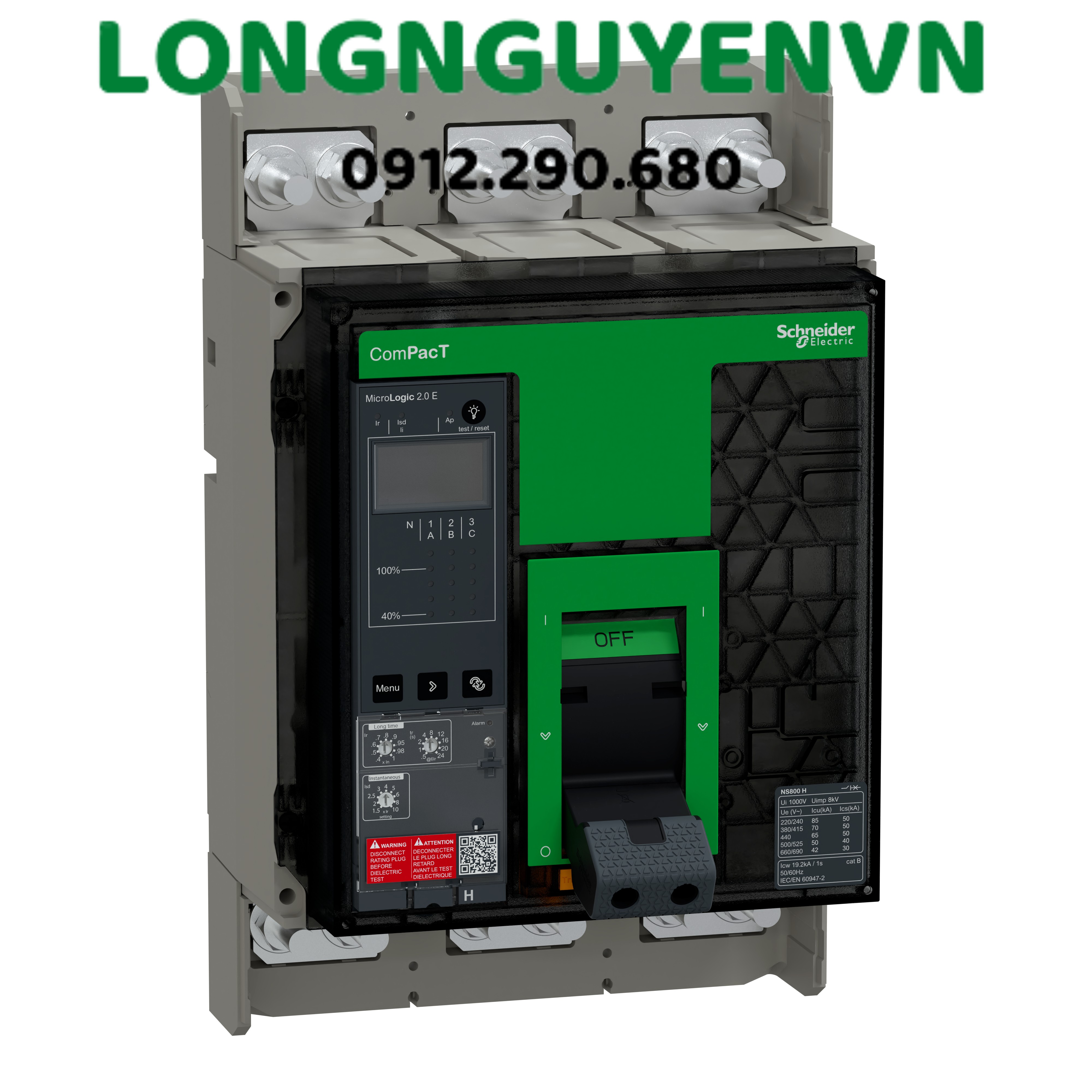 Giới thiệu thiết kế mới MCCB Com PacT NS Schneider thế hệ mới Giới thiệu thiết kế mới MCCB Com PacT NS Schneider thế hệ mới